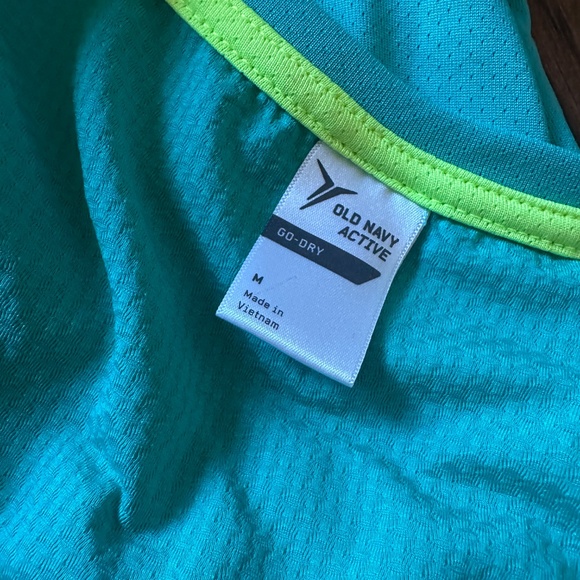 Old Navy teal workout top Medium - Picture 3 of 7